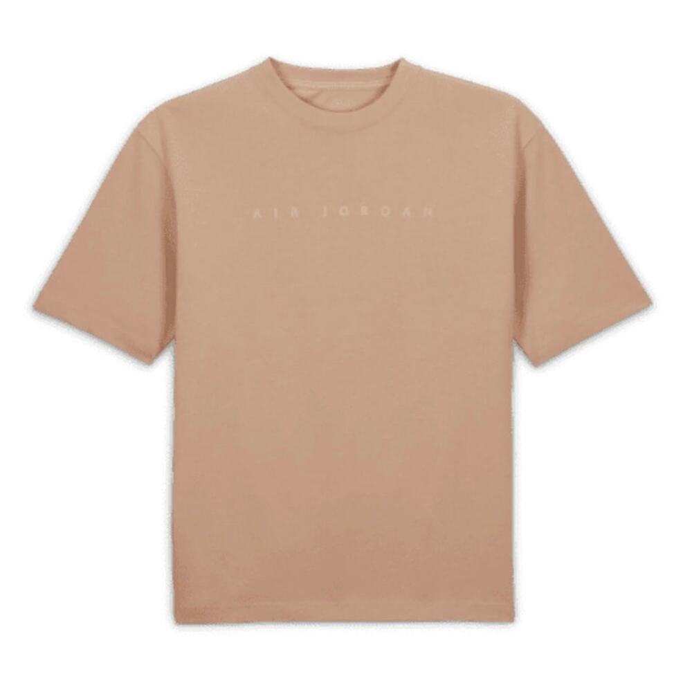 Jordan Union MJ Short Sleeve Tee Shirt Beige Coconut Milk  DV7343-296 Size Large
